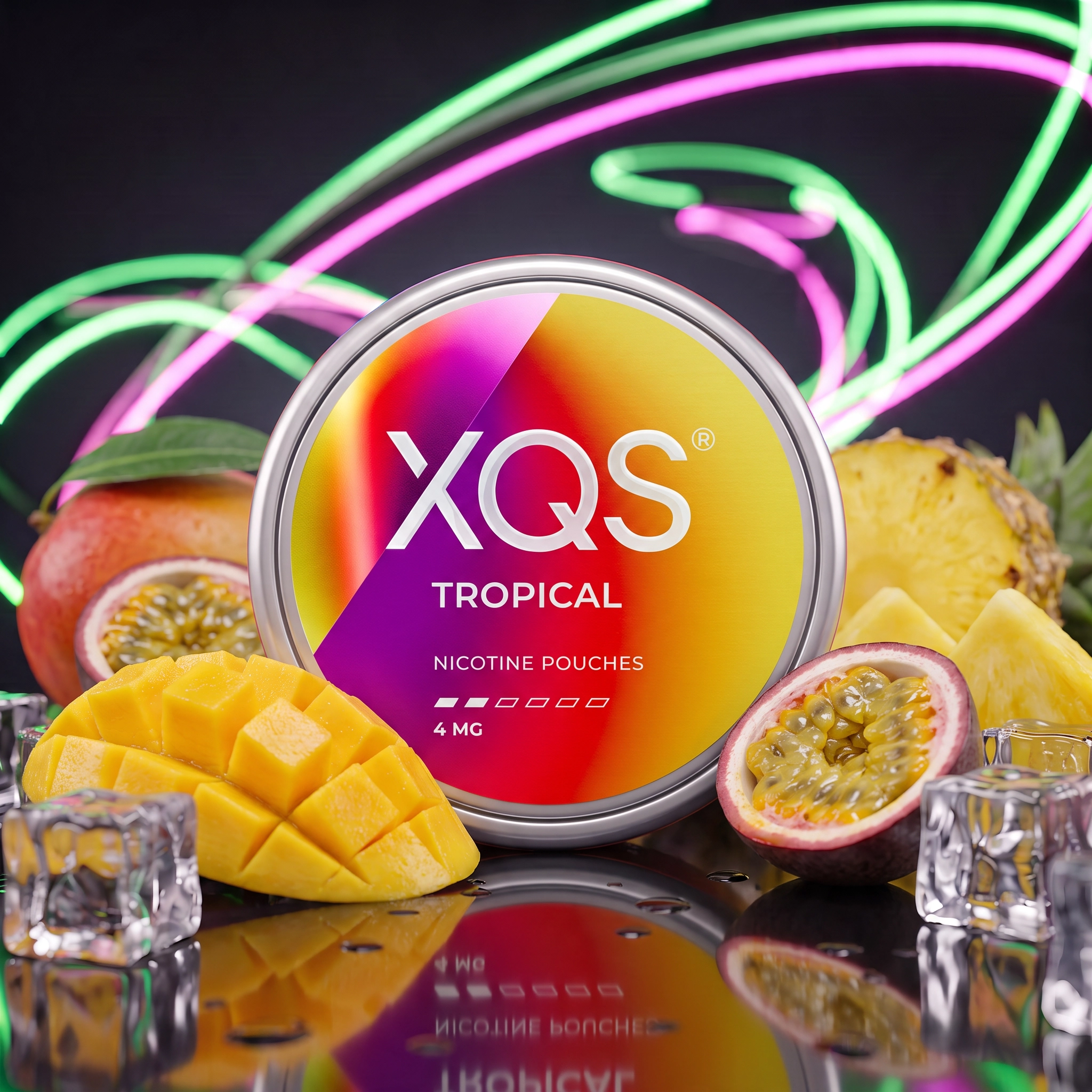 XQS Tropical Nicotine Pouches - 4mg