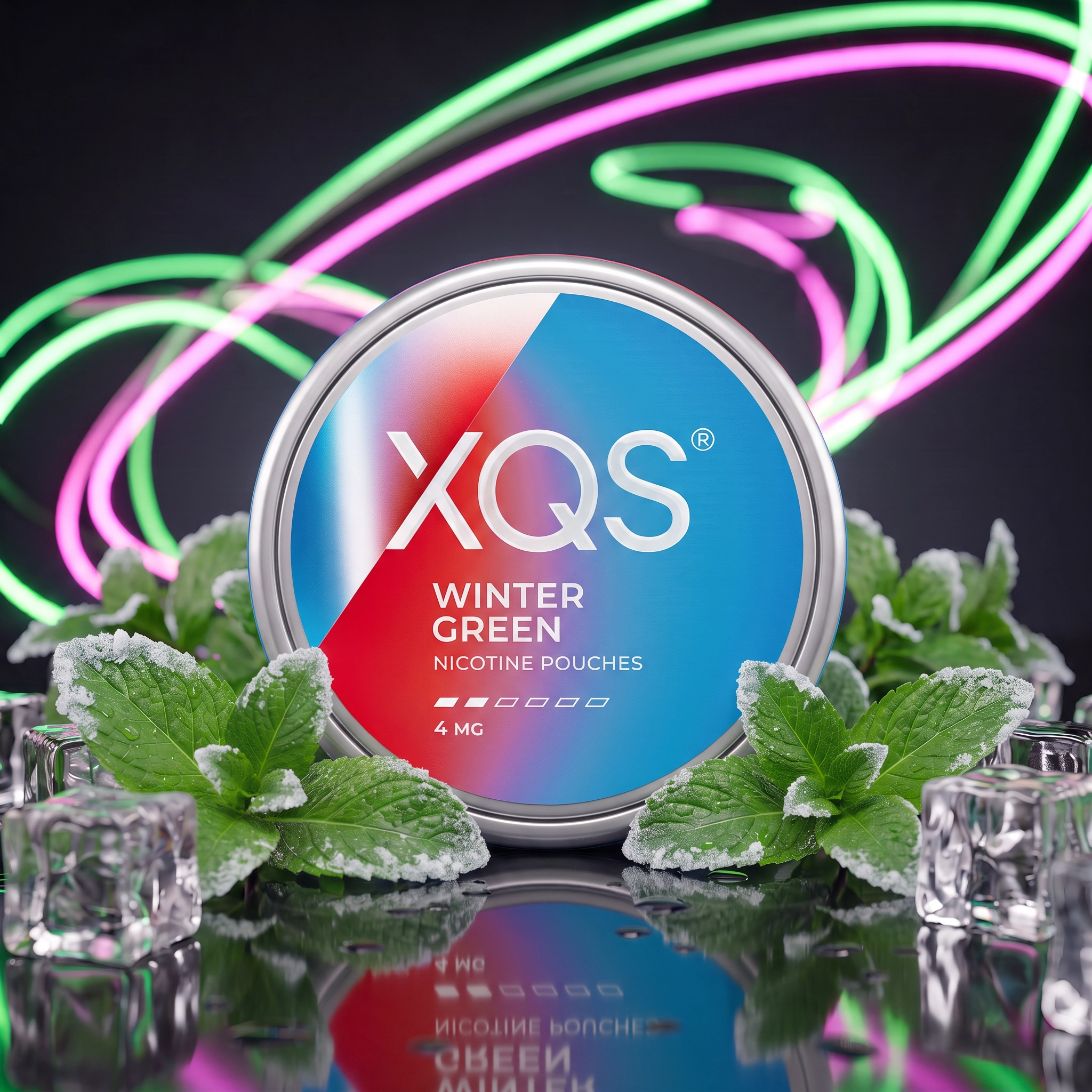 XQS Winter Green Nicotine Pouches - 4mg