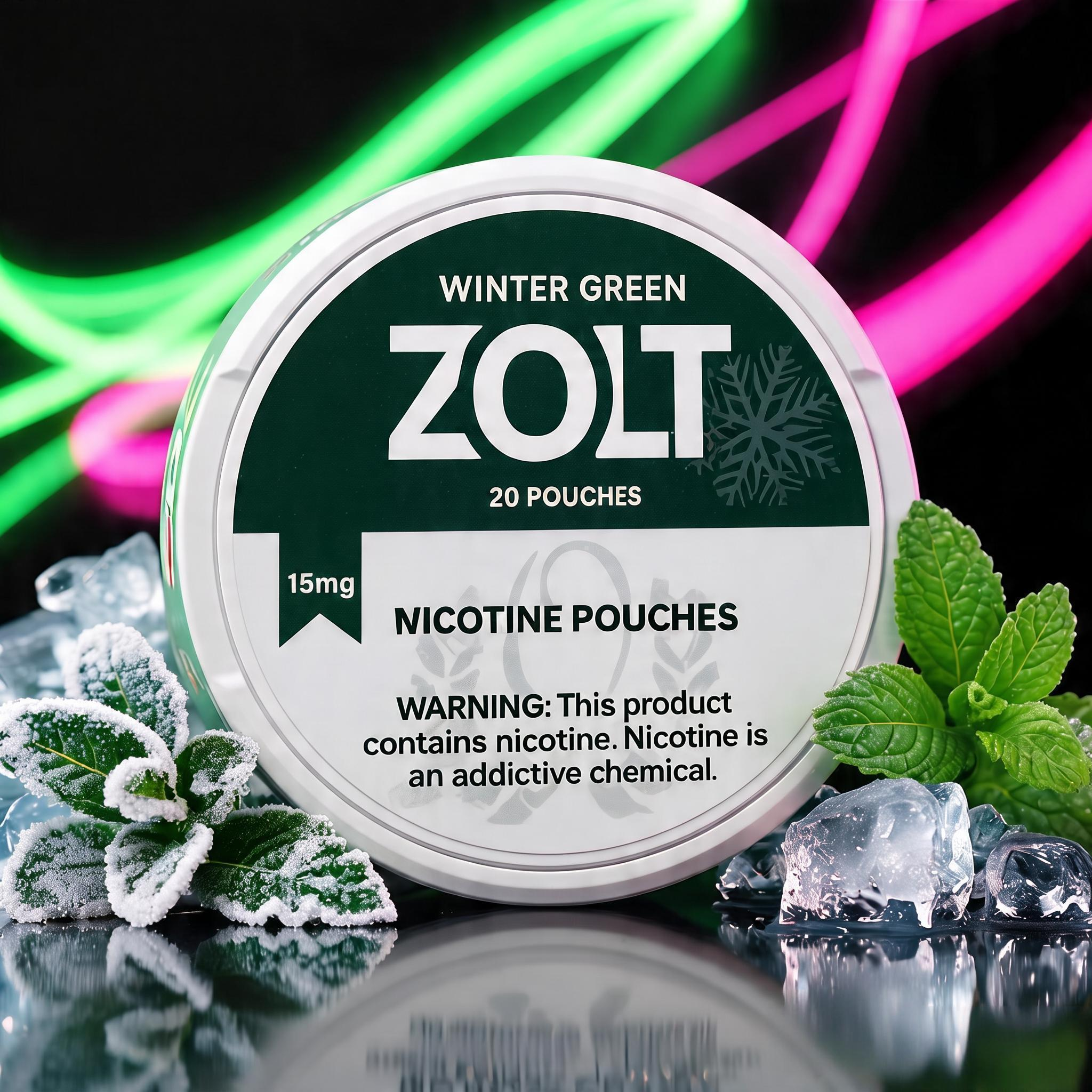 Zolt Winter Green Nicotine Pouches 