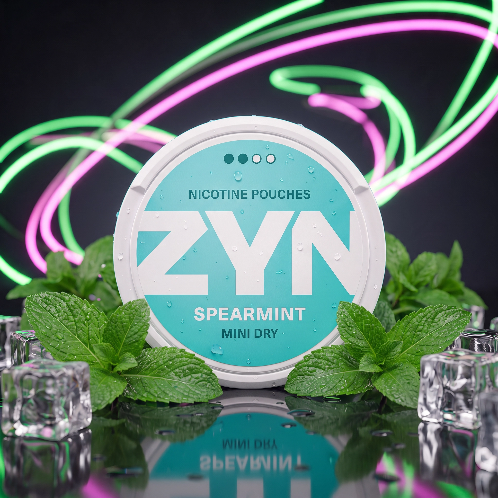 Zyn Spearmint Nicotine Pouches - 3mg
